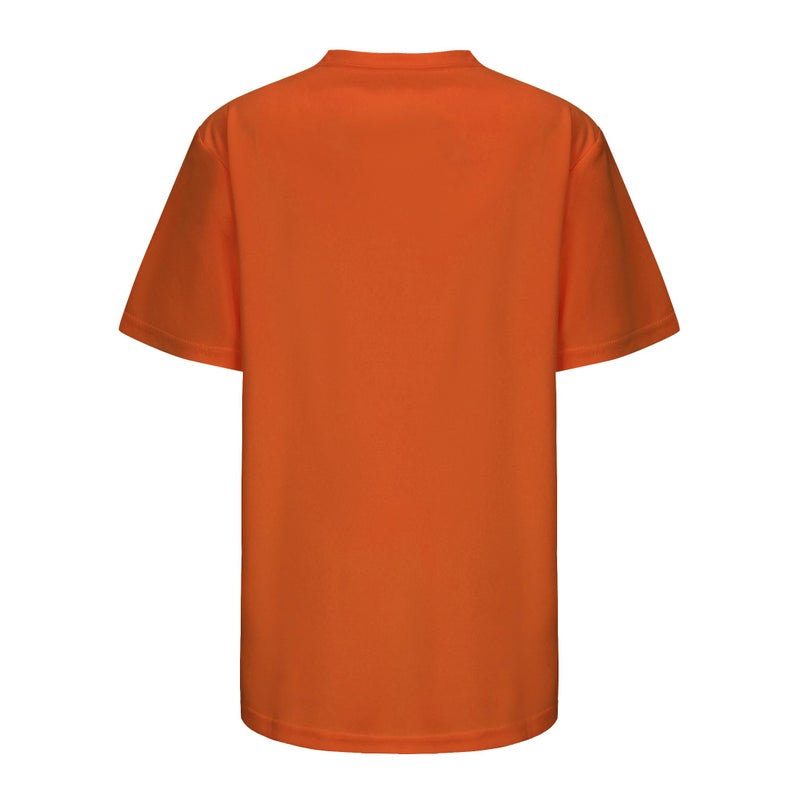Opna Youth Boys Dri Fit Athletic T Shirts for Boys & Girls Sports Undershirt â€“ Youth & Teen Sizes DEEPORN-M Orange - Image 3